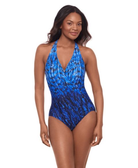 Женские купальники Miraclesuit Women's Wrapsody Tummy Control One-Piece Swimsuit