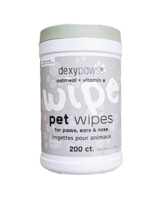 Pet Wipes: Oatmeal & Vitamin E - 200ct