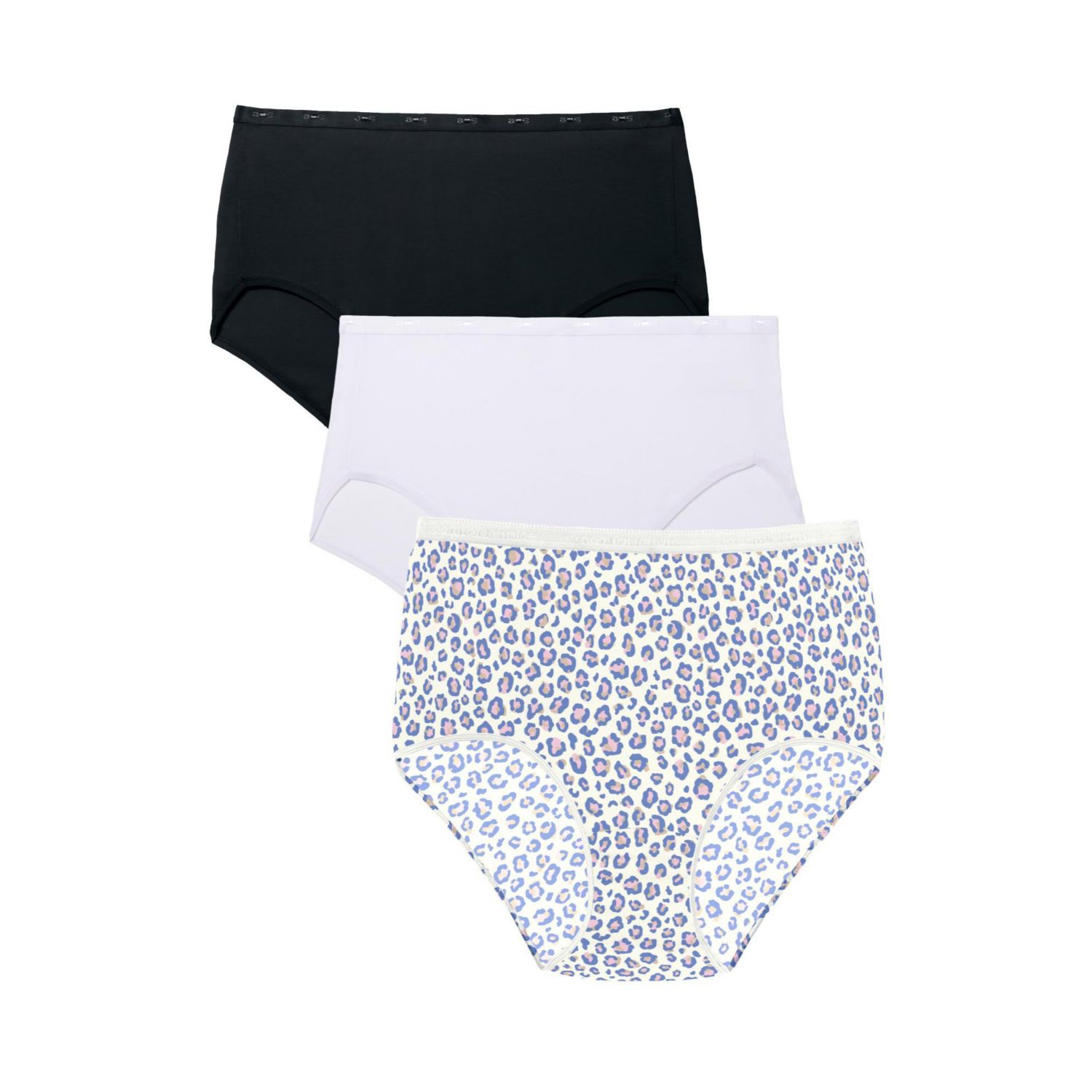 Women's Plus Size Modern Cotton Spandex Brief 3-Pack
