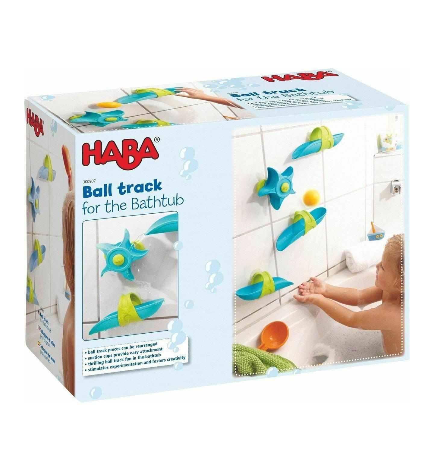 Детский конструктор Haba Bathtub Ball Track Set, цвет: Синий — фото 4