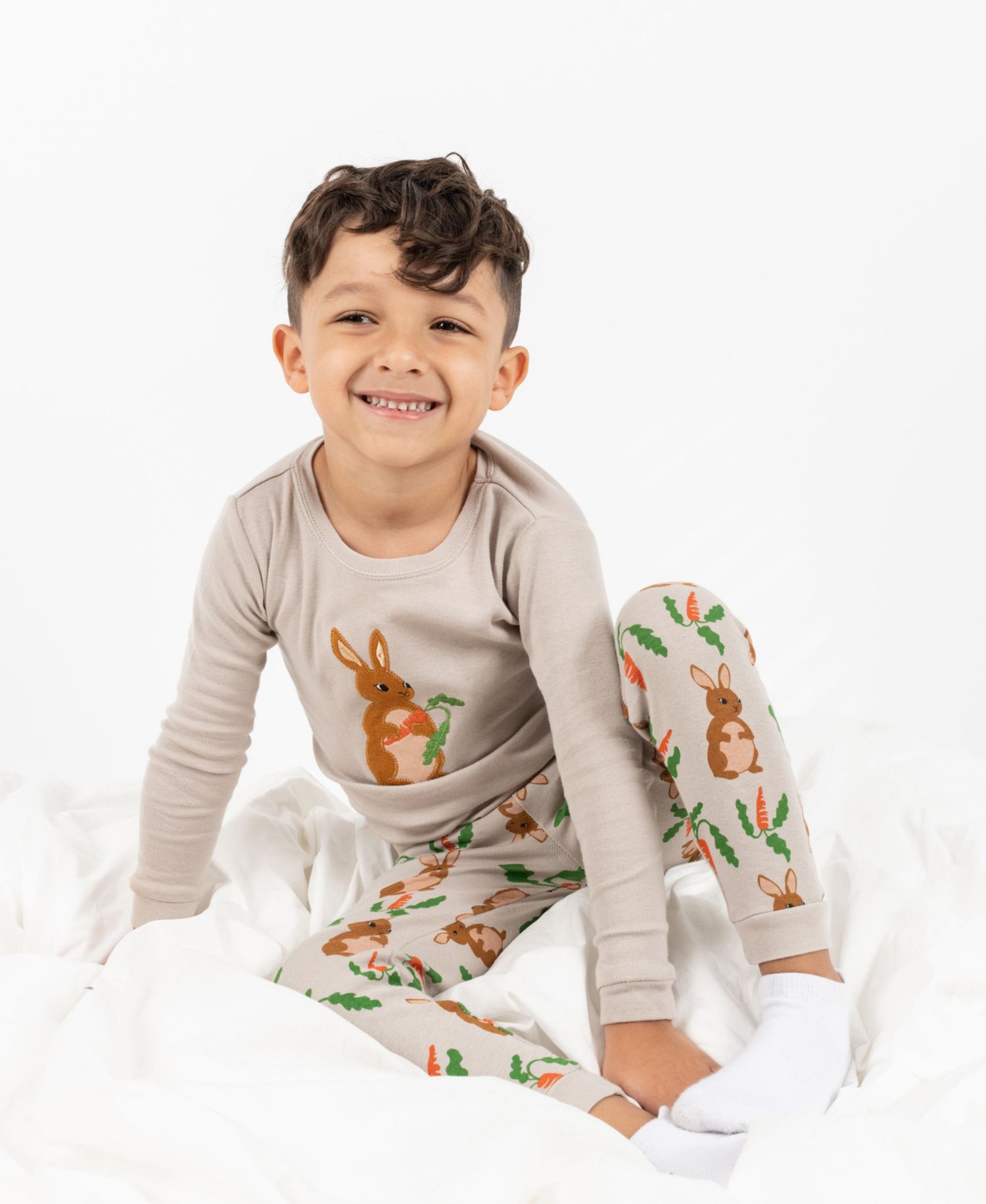 Toddler Matching Family Two Piece Cotton Easter Pajamas