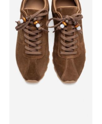 Women's Brea Leather Embellished Sneaker