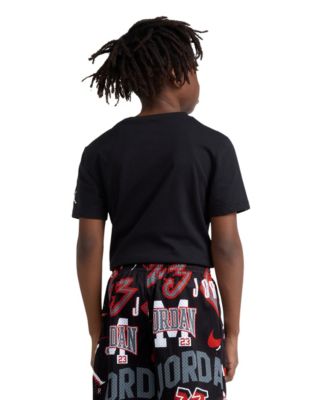 Boys' 8-18 Dynasty Printed Elastic Waist Shorts