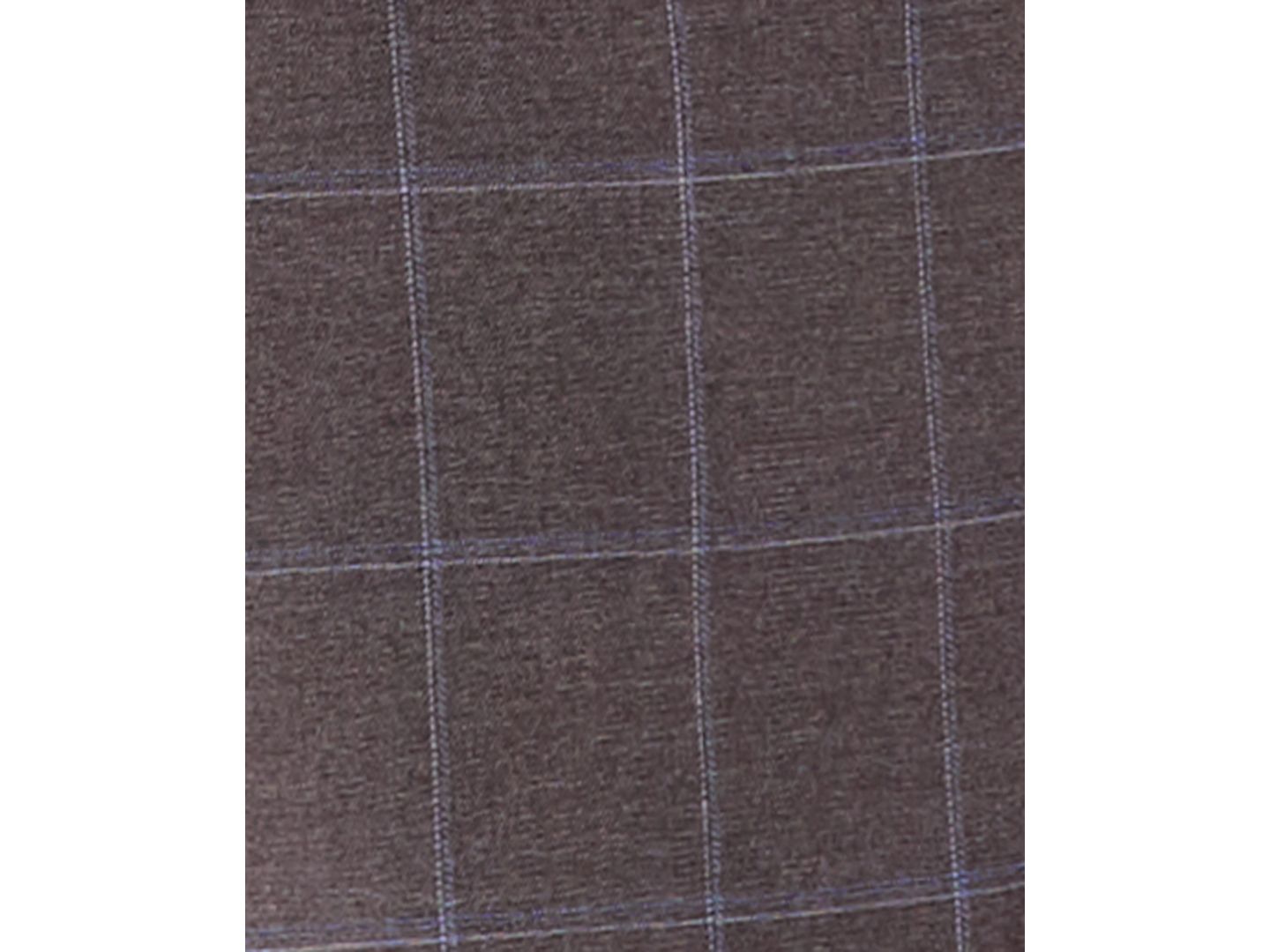 Мужская куртка Tallia Classic-Fit Brown & Blue Check Suit Separate, цвет: Коричневый / Синий — фото 5