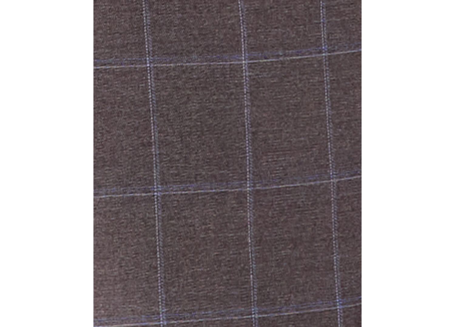 Men's Classic-Fit Brown & Blue Check Suit Separate Jacket