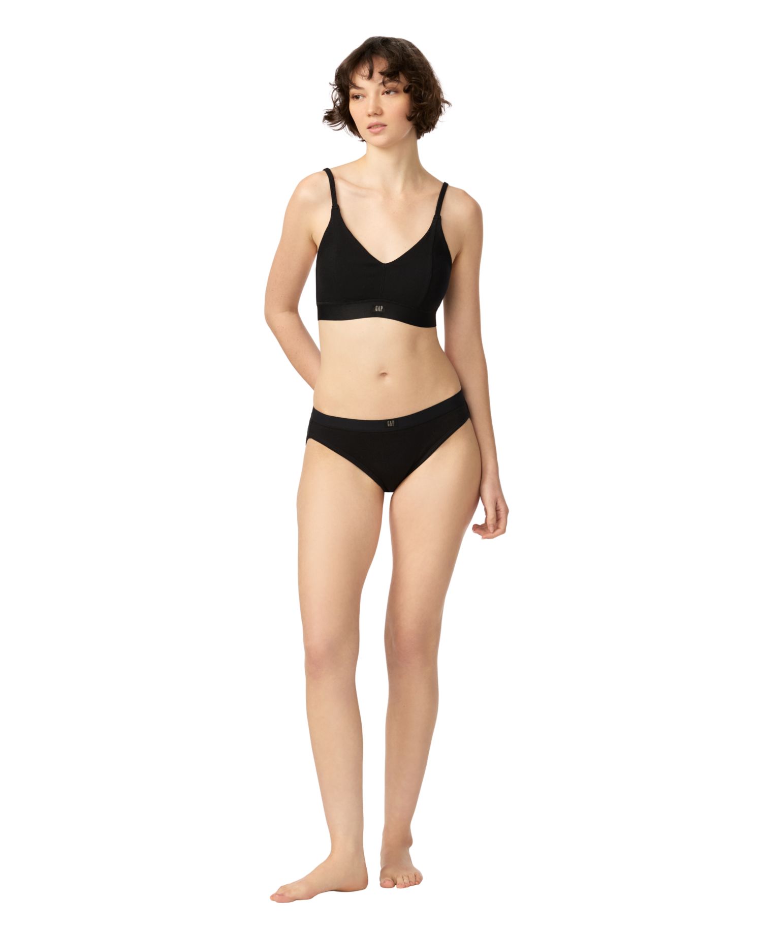 Gapbody Logo Comfort V-Neck Bralette GPW561753