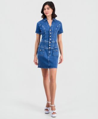 Women's Janna Short-Sleeve Denim Dress