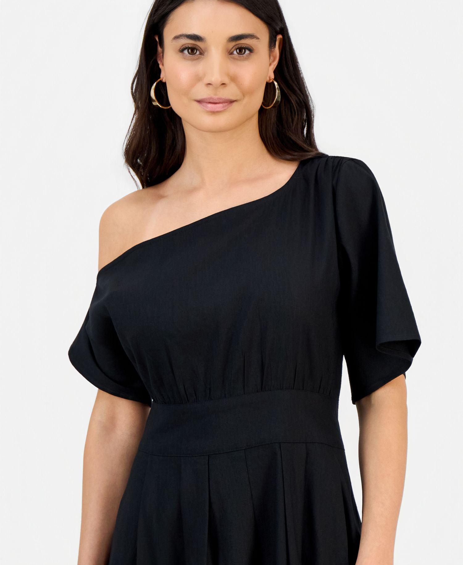 Petite Off-Shoulder Maxi Dress