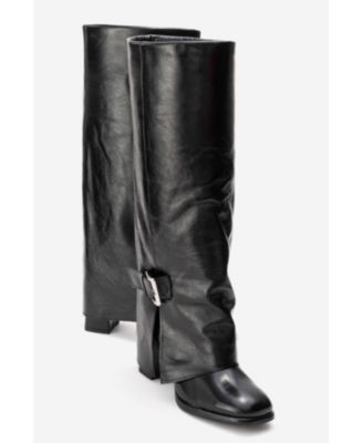 Women's Lojo Leather Block Heel Boot