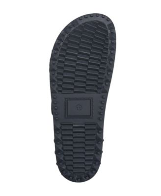 Men's Sean Double Strap Metal Logo Sandal