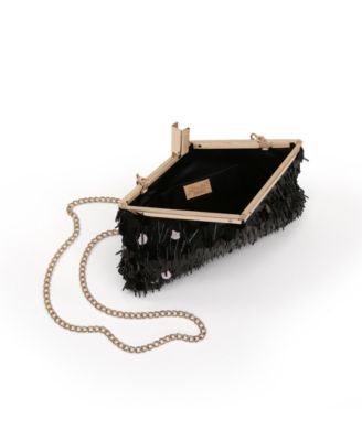 Woman's Briar Mixed Sequin Hinged Frame Clutch