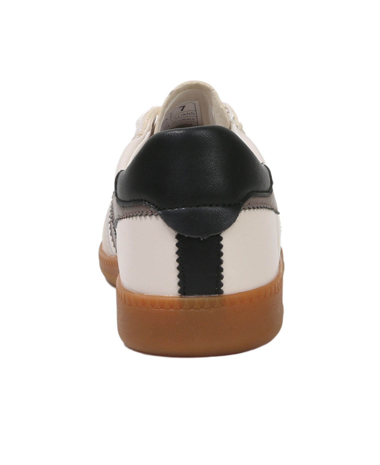 Женские кроссовки BERNESS Lilliann Mixed Panel Lace-Up, цвет: Бежевый — фото 2