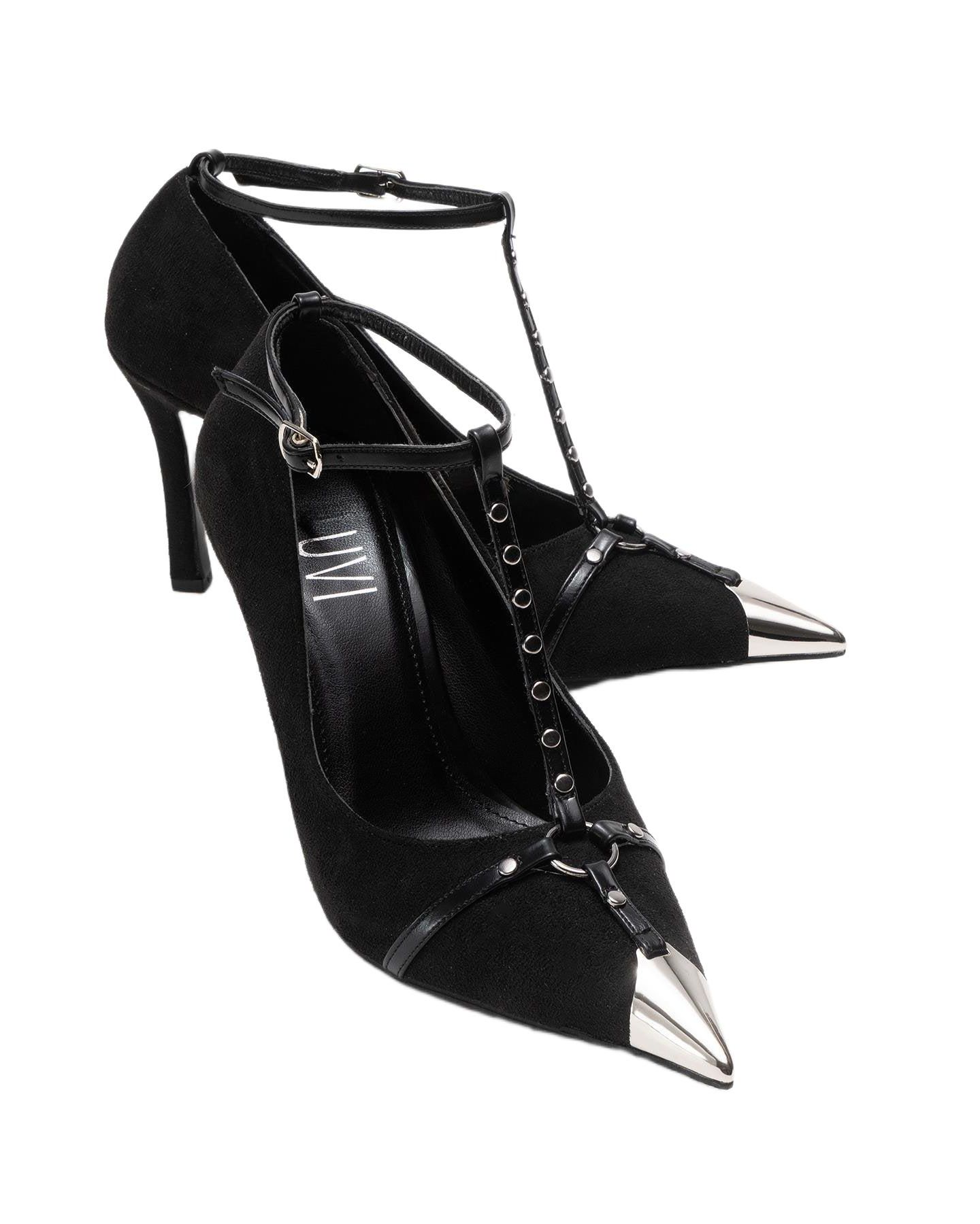 Женские туфли Prologue Shoes Juliana Pointed Toe, цвет: Чёрный замшевый — фото 2
