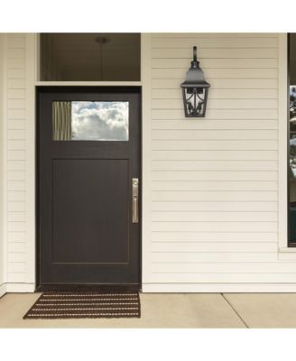 Outdoor Wall Light Fixtures, Waterproof Exterior Wall Sconce Porch Lights, Matte Outdoor Wall Lantern with Clear Glass