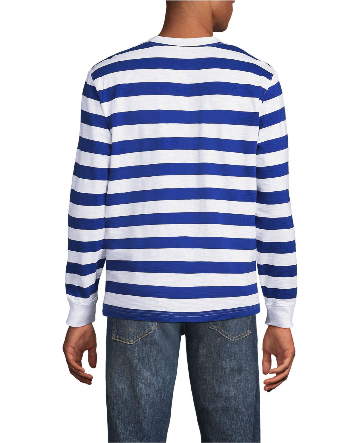Men's Long Sleeve Slub Henley