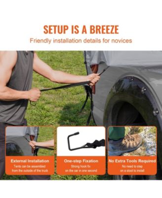  Truck Bed Tent for 2-3 People with Rainfly