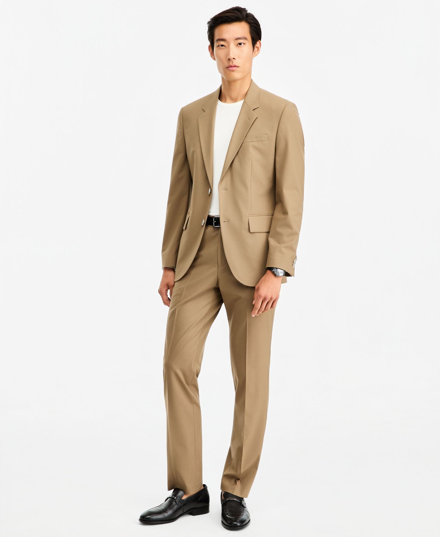Мужские комплекты Hugo Boss Modern-Fit Suit Separates, цвет: Рыжевато-коричневый — фото 1