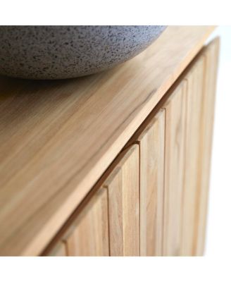 Jill teak vanity unit 120