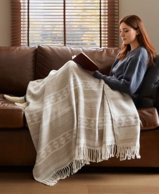 Alberta Cotton Blend Breathable Throw, 50" x 60"