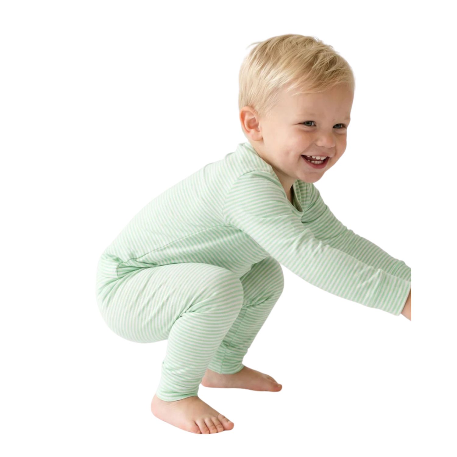 Baby Boys Pear Stripe Pajama Set
