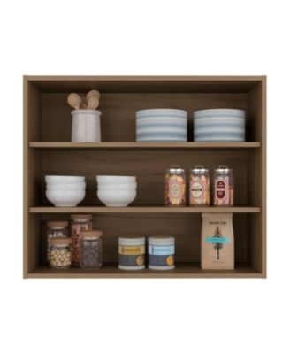 Ida Wall Shelf Shelves, Dark Walnut