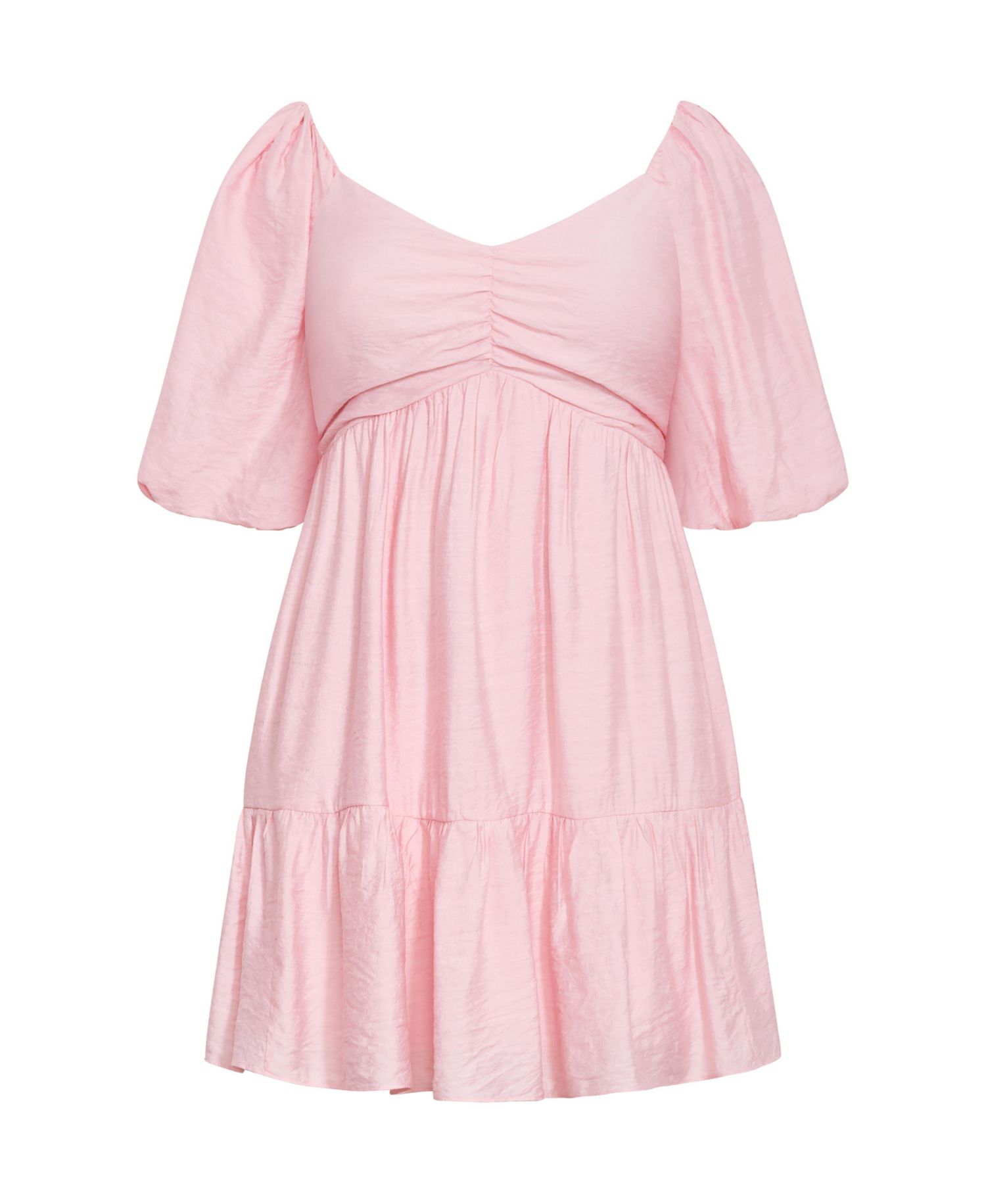 women's Plus Size Mindy Babydoll Mini Dress