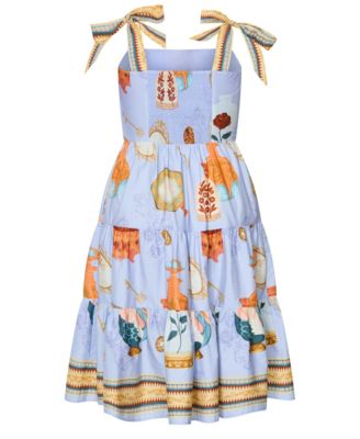 Women's Plus Size Casey Beauty Print Border Dress