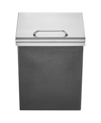 14 x 12 x 18 Inch Drop-In Stainless Steel Ice Chest, 40 Qt with Hinged Lid