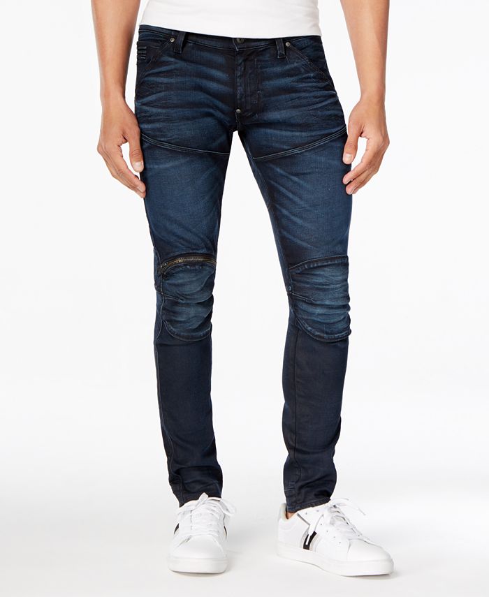 G-Star Raw Men's 5620 3D Zip-Knee Super Slim-Fit Jeans - Macy's