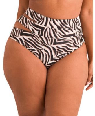 Plus Size Demi Swimwear Bikini Bottom