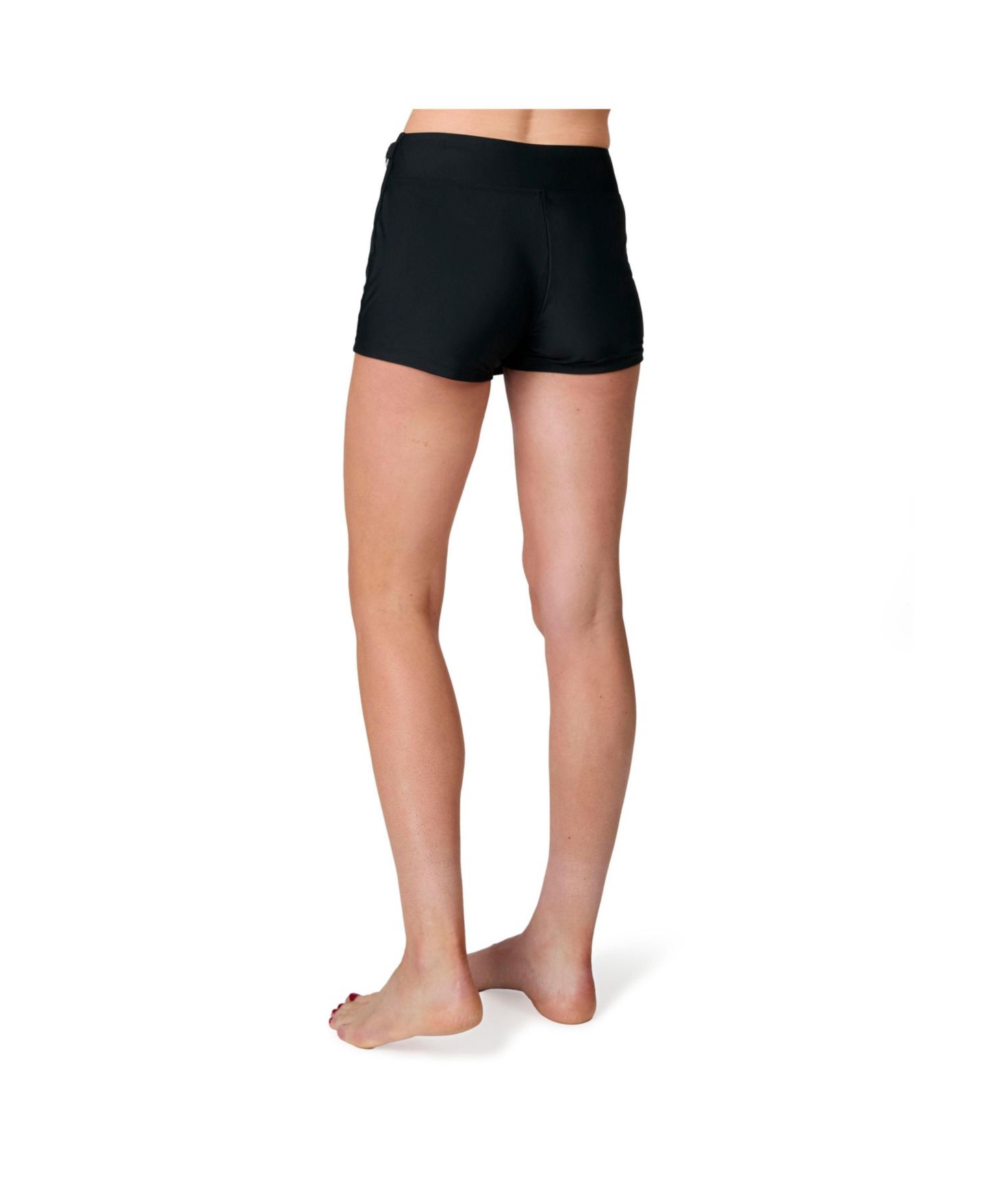 Женская юбка-шорты Free Country Fully Lined Swim Skort, цвет: Чёрный — фото 4