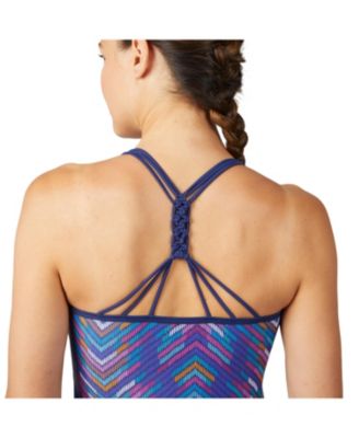 Women's Macrame Back Tankini Top