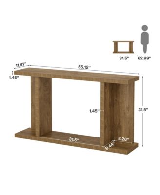 55" Console Table, Framhouse Entryway Table, Living Room & Sofa Table