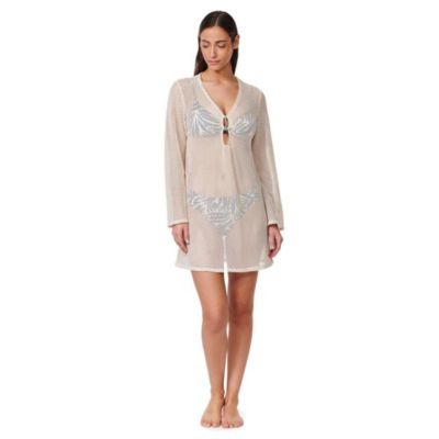 Women's Plantopia Crochet Mini Dress Cover-Up