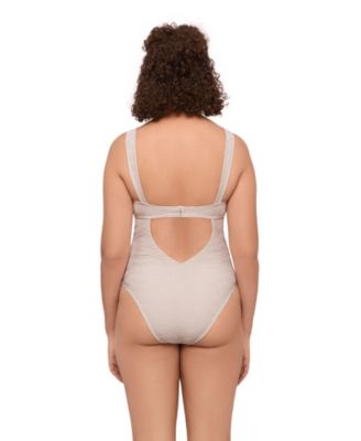 Women's Sculpting Novelty Sweetheart U-Wire One-Piece Swimsuit