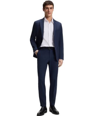 BOSS By Men's Performance-Stretch Jersey Dress Shirt