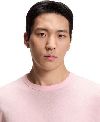 BOSS By Men's Cotton Linen Regular-Fit T-Shirt