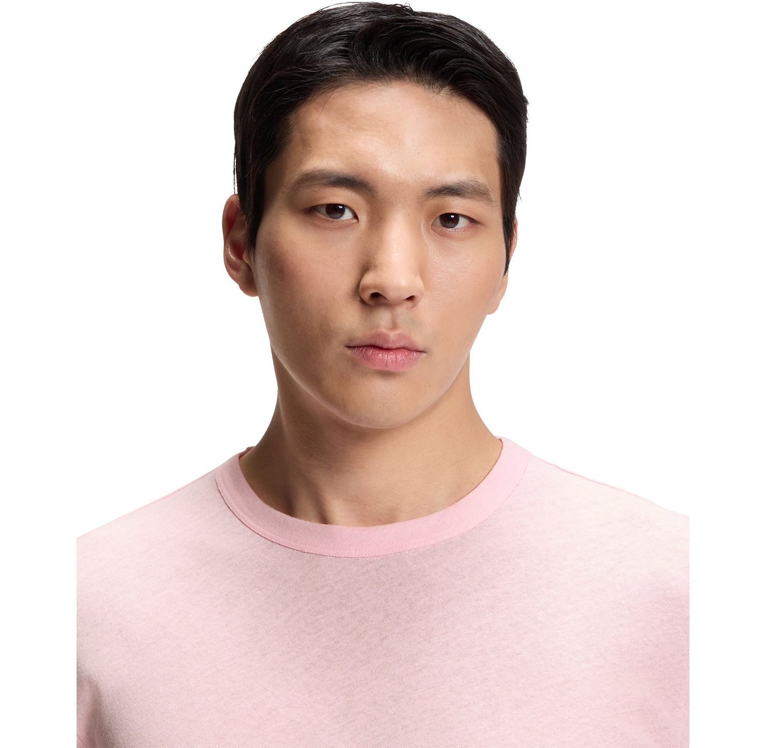 Men's Cotton Linen Regular-Fit T-Shirt