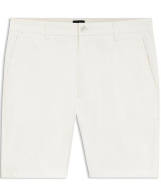 BOSS By Men's Stretch-Cotton Twill Modern-Fit 8" Shorts
