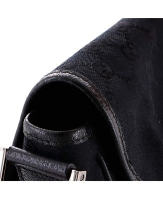 Medium Web Strap Flap Messenger GG Canvas