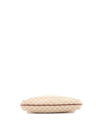 Large Vintage Belted Flat Messenger GG Canvas