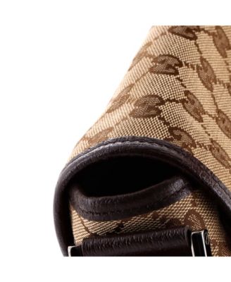 Medium Web Strap Flap Messenger GG Canvas