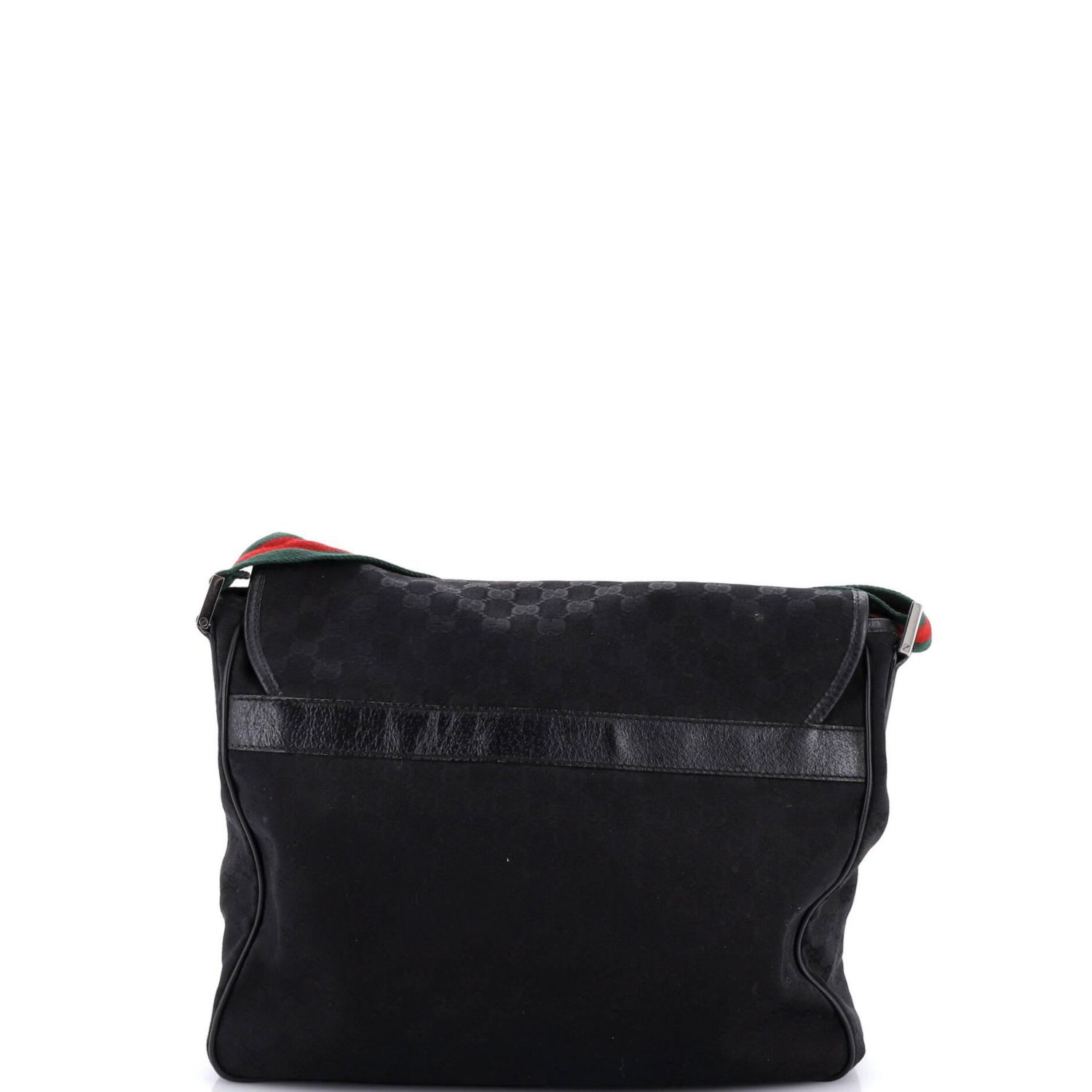 Medium Web Strap Flap Messenger GG Canvas