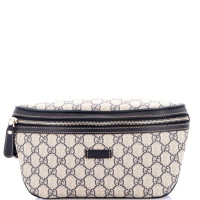 Small Belt Bag GG Coated Canvas with Leather