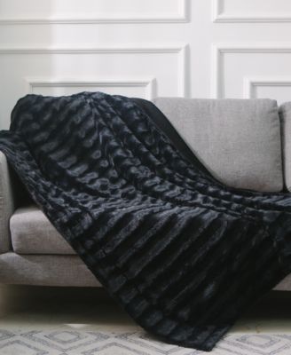 Textured Decorative Throw, 108" x 88"