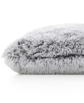 Textured Fluffy Decorative Pillow, 12" x 20"