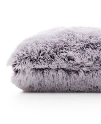 Textured Fluffy Decorative Pillow, 12" x 20"