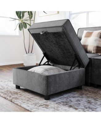 Single Sofa with Storage, Comfy Sectional Seat for Living Room, Bedroom, Office, Small Space