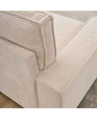 Oversized Modular Sectional Sofa, Convertible Sleeper Couch with Chaise, Deep Seat and Wide Armrests