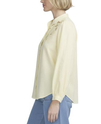 Women's Lace Yoke Shirt